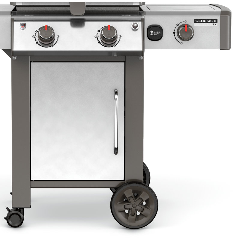 Weber Genesis II LX S240 2Burner Natural Gas Grill with Side Burner